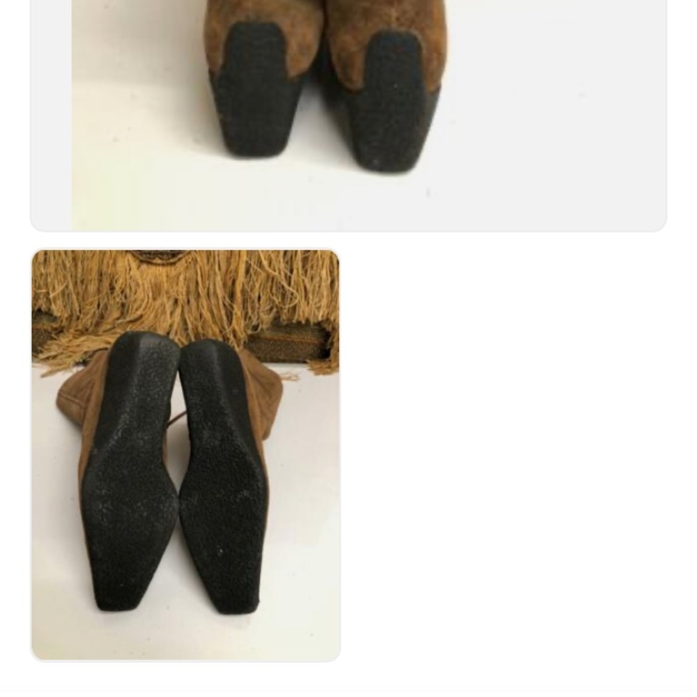 Predictions Brown Suede Wedge Boots - Picture 8 of 8